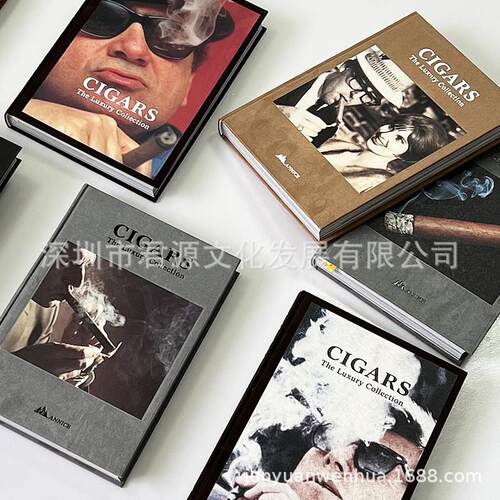 CIGARS雪茄全书艺术画册高端轻奢装饰真书样板间客厅软装饰品摆件