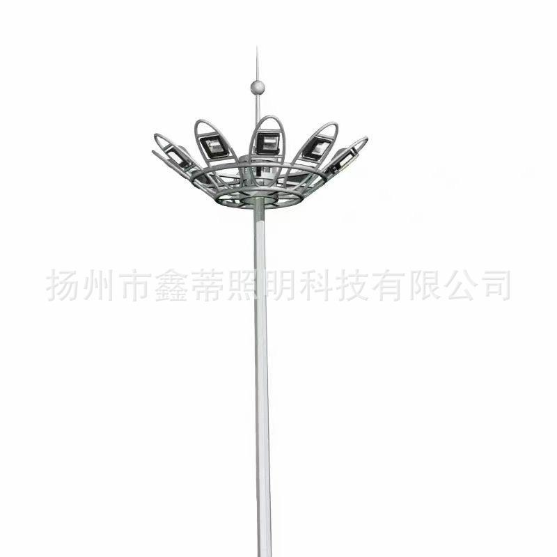 LED户外球场灯杆足球篮球场照明灯杆6米7米8米10米广场道路高杆灯