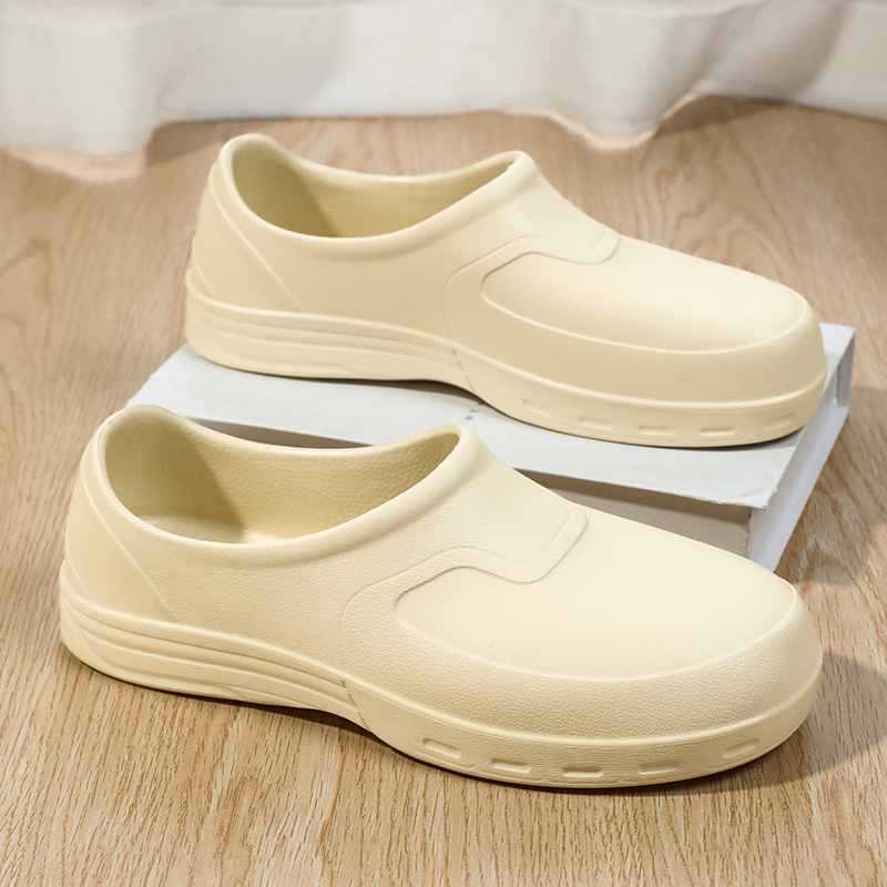 海峡虎厨师鞋男2025新款外穿防水防滑防油污耐脏厨房上班工作专用