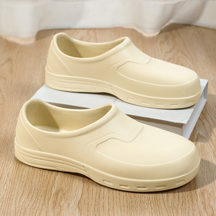 海峡虎厨师鞋男2025新款外穿防水防滑防油污耐脏厨房上班工作专用