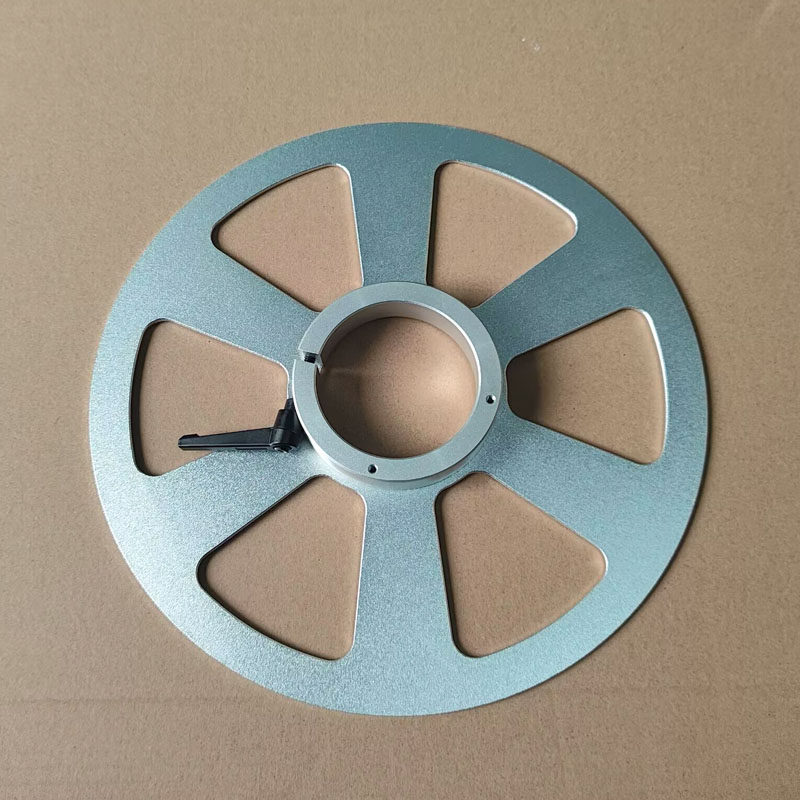 气涨轴挡盘铝合金挡料盘挡圈贴标机配件载带机剥线机标签固定板