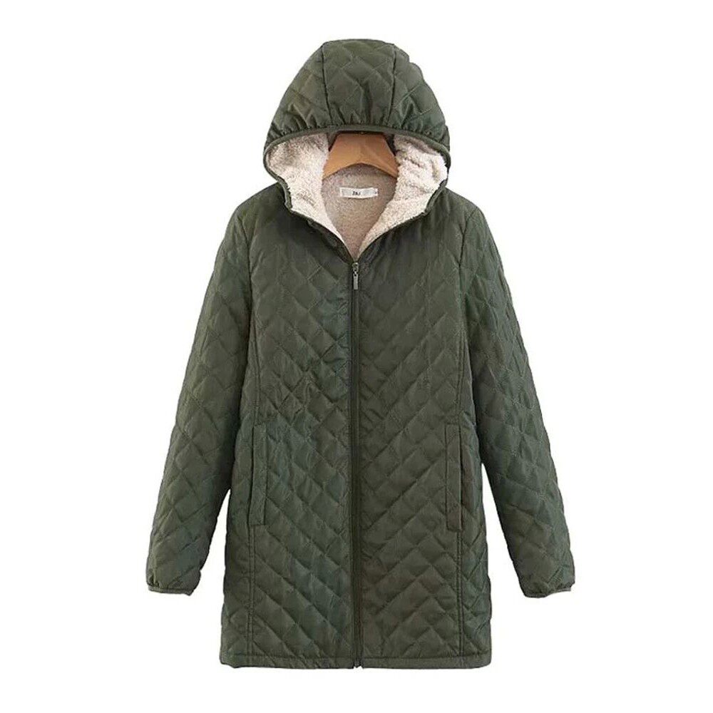 Solid color hooded zipper loose jacket纯色连帽拉链宽松外套女