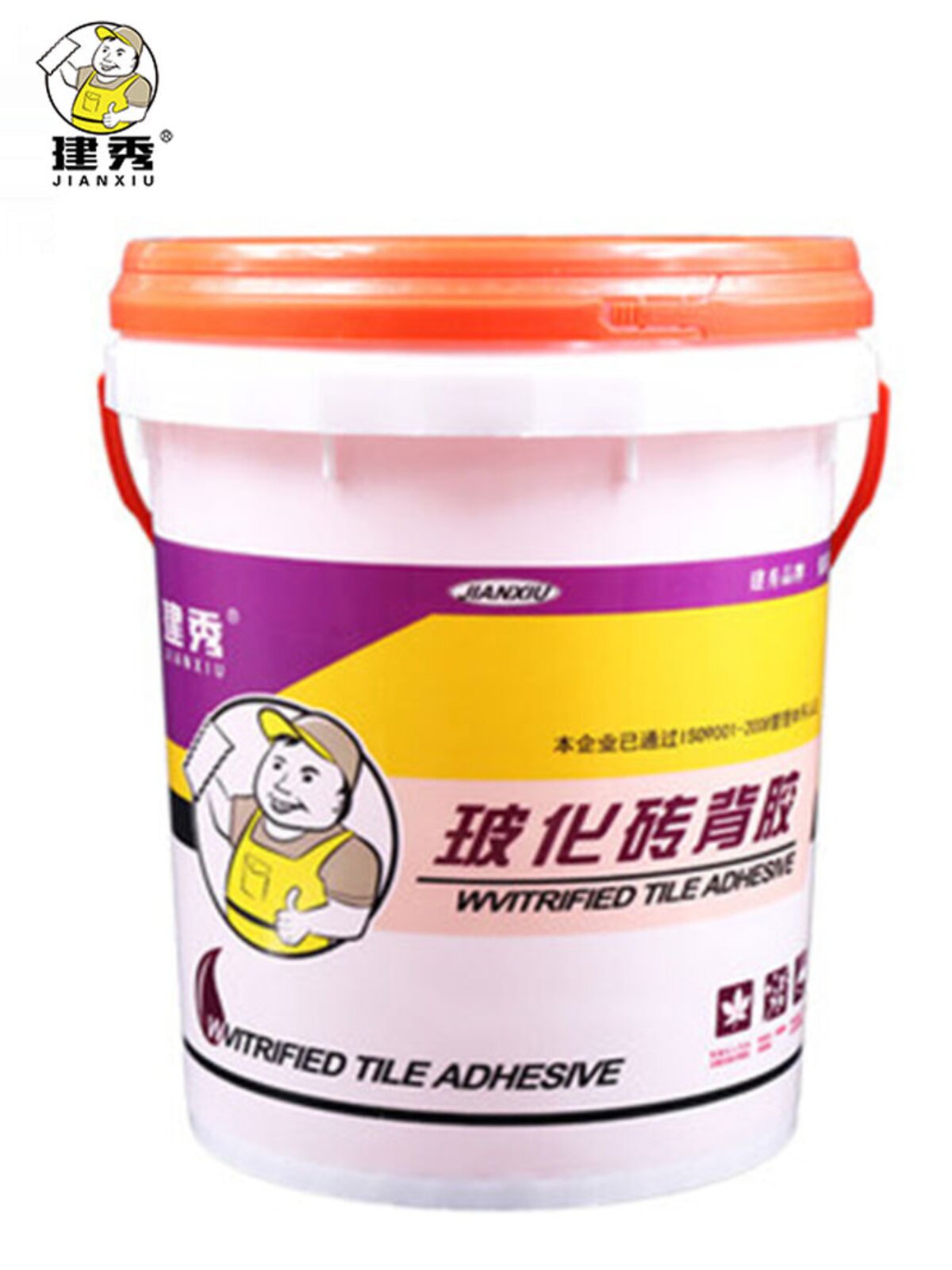 建秀玻化砖背胶瓷砖胶伴侣瓷砖背胶瓷砖粘贴伴侣双组份瓷砖胶防空