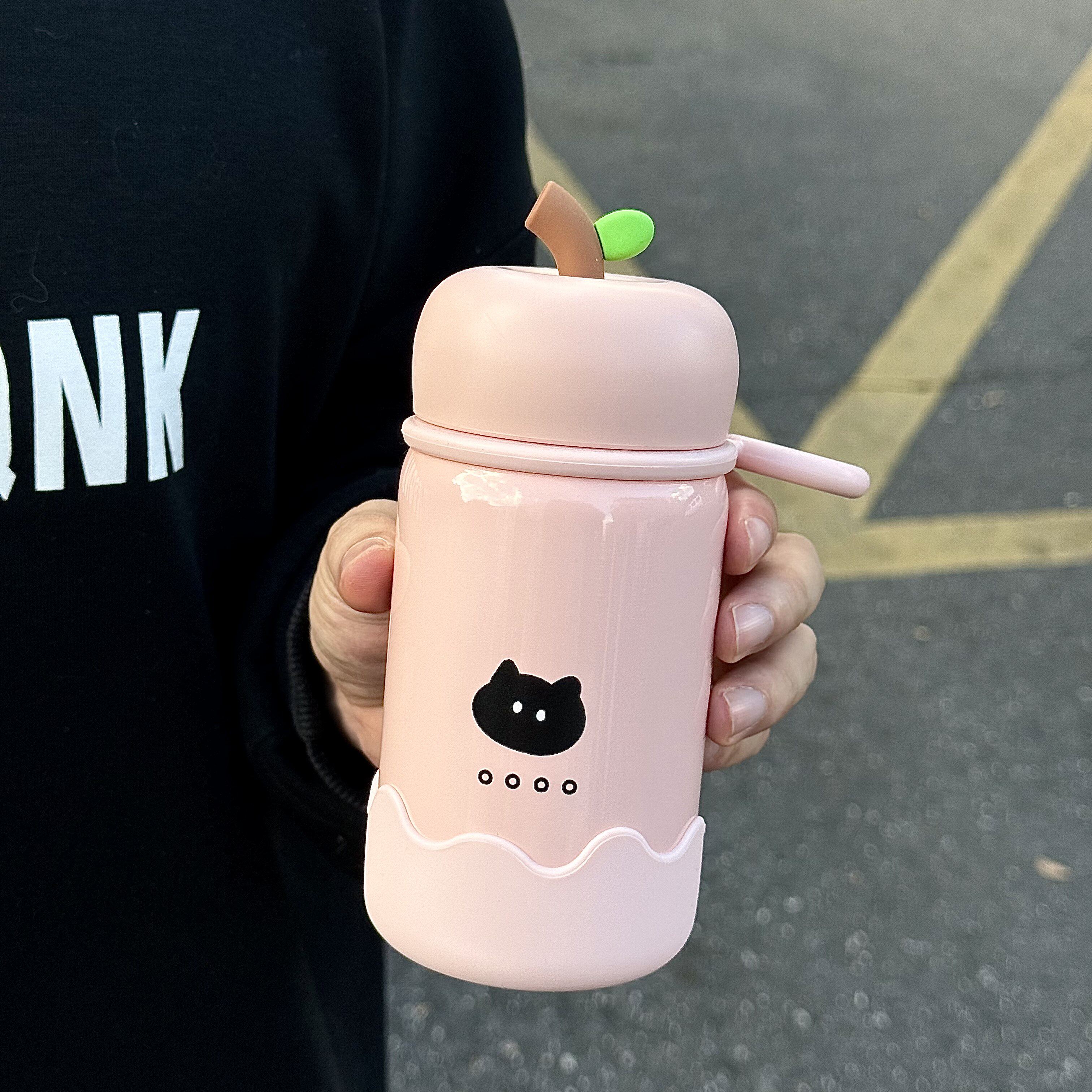 可爱小巧保温杯女生高颜值口袋杯316不锈钢水杯直饮学生便携杯子