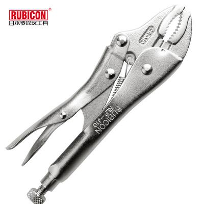 RUBICON日本罗宾汉弧口原装进口大力钳10寸尖嘴钳C字夹钳RLP-J5