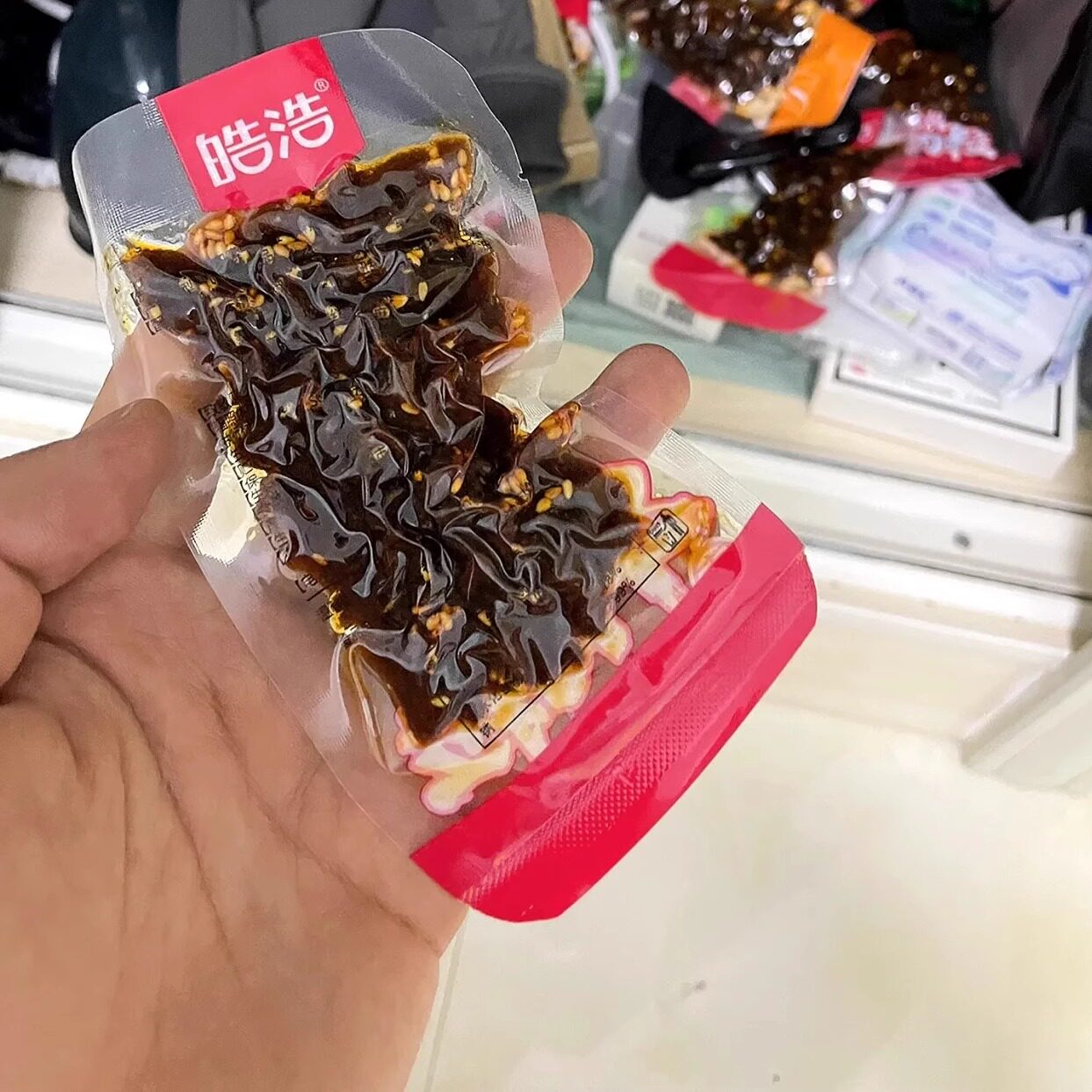 【新货】皓浩老妈牛肉辣条牛肉粒辣条麻辣香辣味素食面筋辣条
