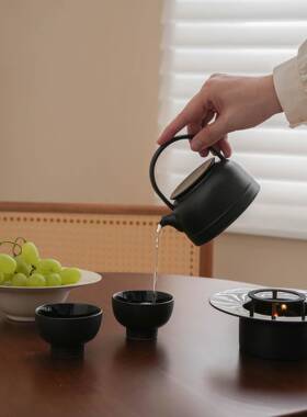 奢功夫茶具套装年泡壶整套轻人喝茶温茶茶炉精致高档家XWC高用