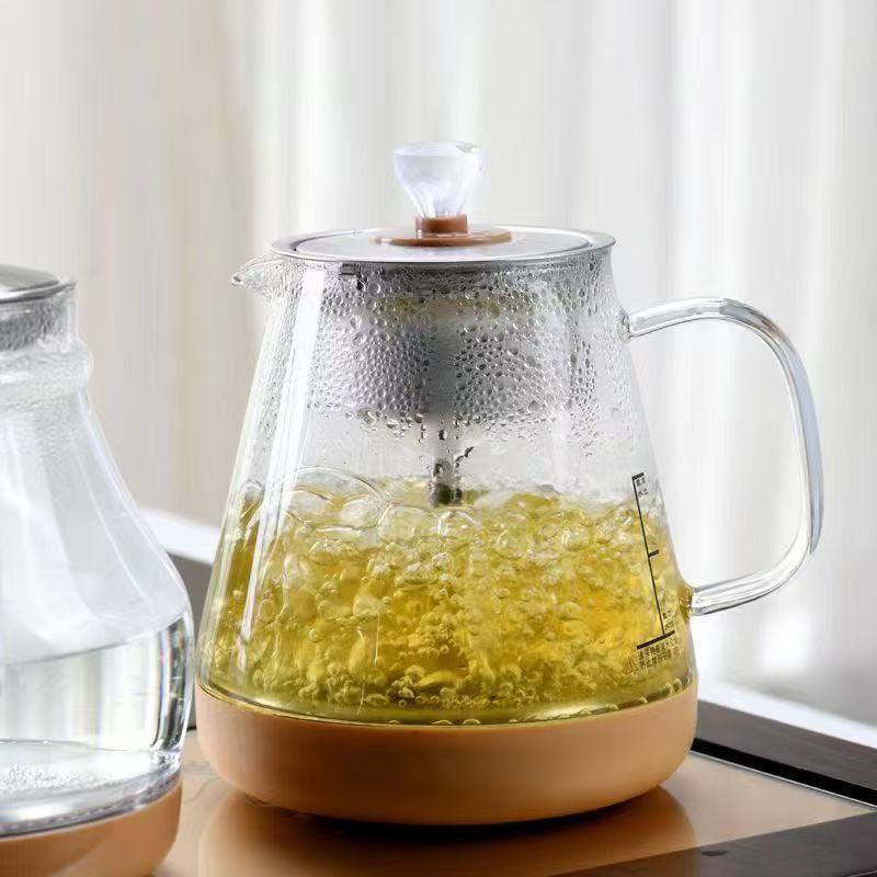 全自动茶底部炉上玻1电热烧水壶蒸茶壶消毒锅茶吧机璃煮水茶壶配