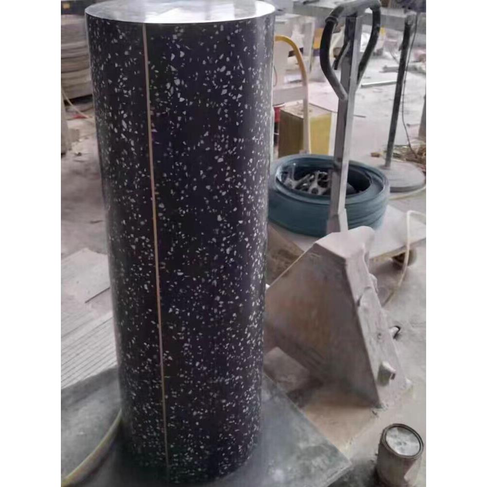 水石圆茶几展示台人造大理石彩色DSM各桌面台面大板材料柱手工定