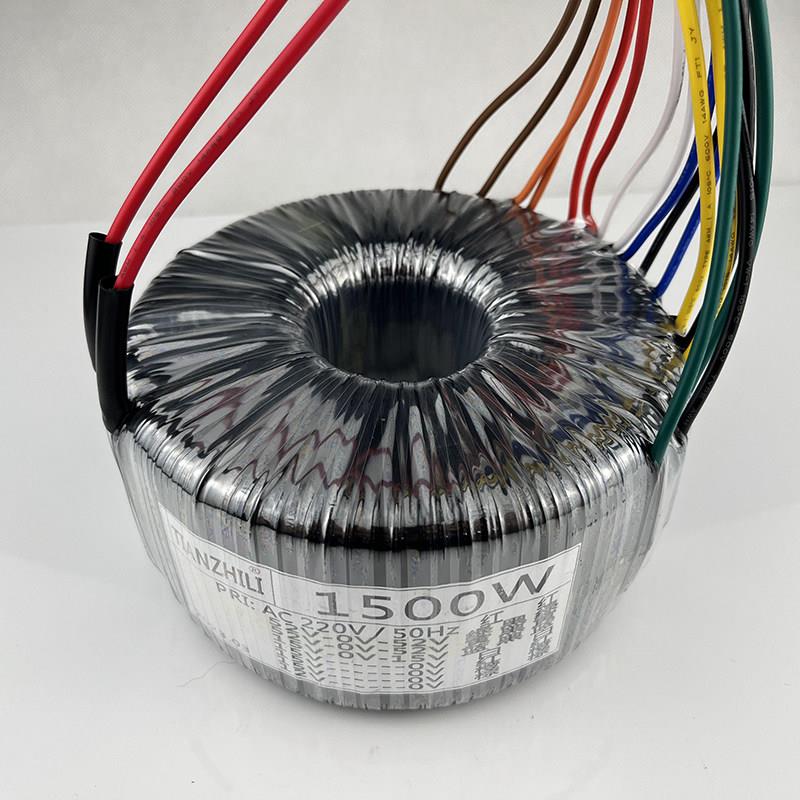 1500W形双52V双5变压器 220V/双52V15V单环12V 双功放音响设备源