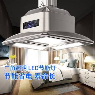 汉强棋牌室空气净化排灯直排吸烟直排烟可调吊灯麻灯将厅排烟外机