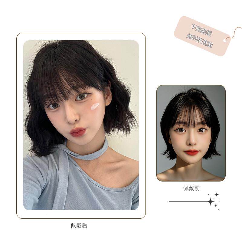 艾妃假头发垫发片高颅顶蓬勺松两侧后脑增发量隐形顶卷发垫TDK发