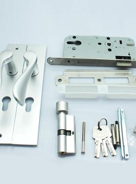 心距WPQ离72大葫芦门锁755锁体上2部降锁门升把手锁孔距离21中0至