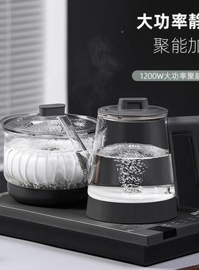 .震普 WJ- B390_1603050646康乐动底全部双上水自泡电热水壶玻璃W