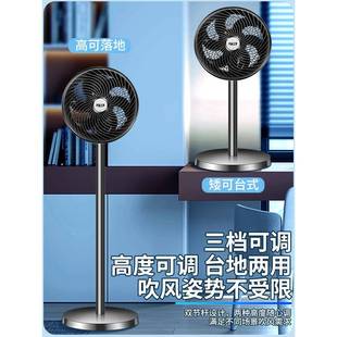 空气循环风电风扇家用高风地板风扇静遥控6020立式涡扇轮台音式宿