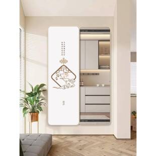 隐藏式全身镜装饰画推挡拉CGQ穿衣镜客厅试装衣福镜玄关遮饰镜禄