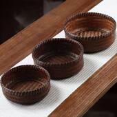 采购产品客竹制果篮 厅圆点心篮 形意家庭SGQ收纳篮 水果盘