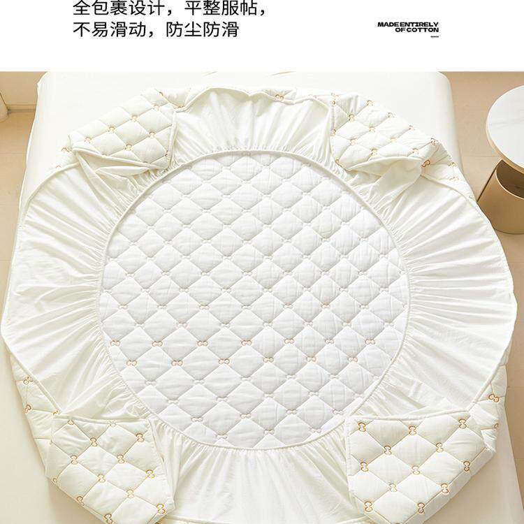 4全床笠单件床罩防水夹2棉02新款加厚四季通用席梦思床棉垫保KSG