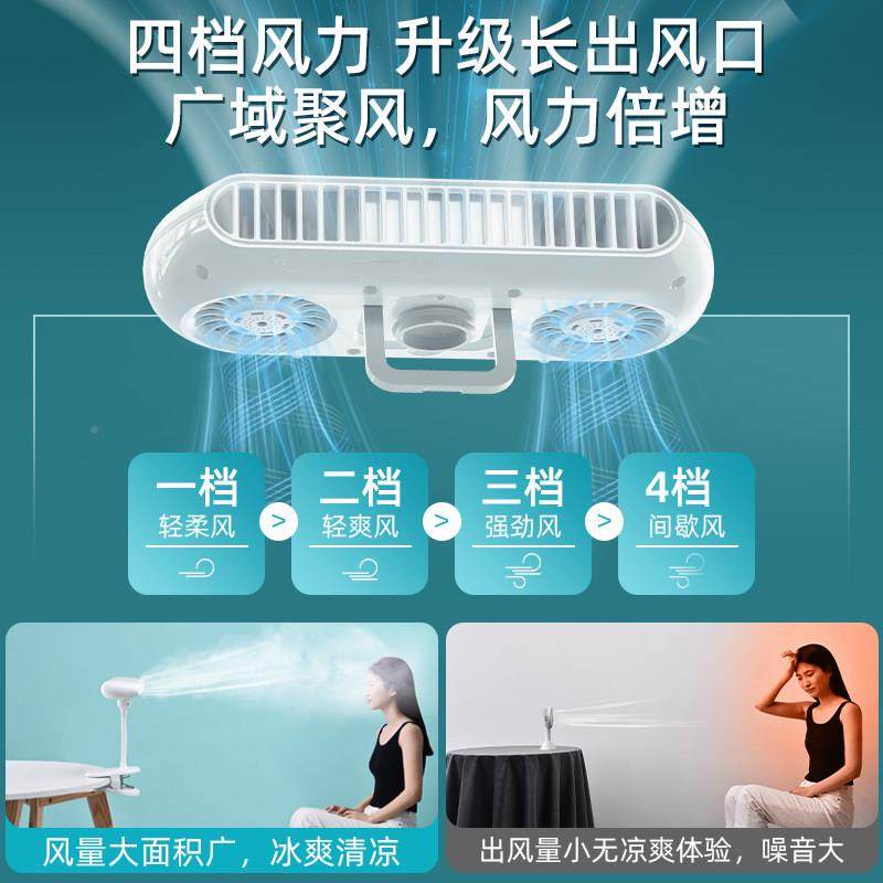 夹子式风扇宿舍BP512-A 床头型桌面无叶静音宠物小床用迷上你电风