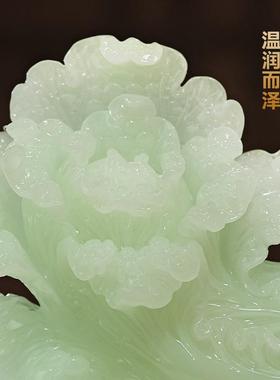 百财如意乔菜摆件玉如意招财客厅室办公酒白柜大气BJ202505装饰迁