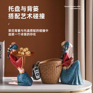 意入户关钥匙创收摆YZ358件家居饰玄品纳北欧轻奢放钥匙装饰家装