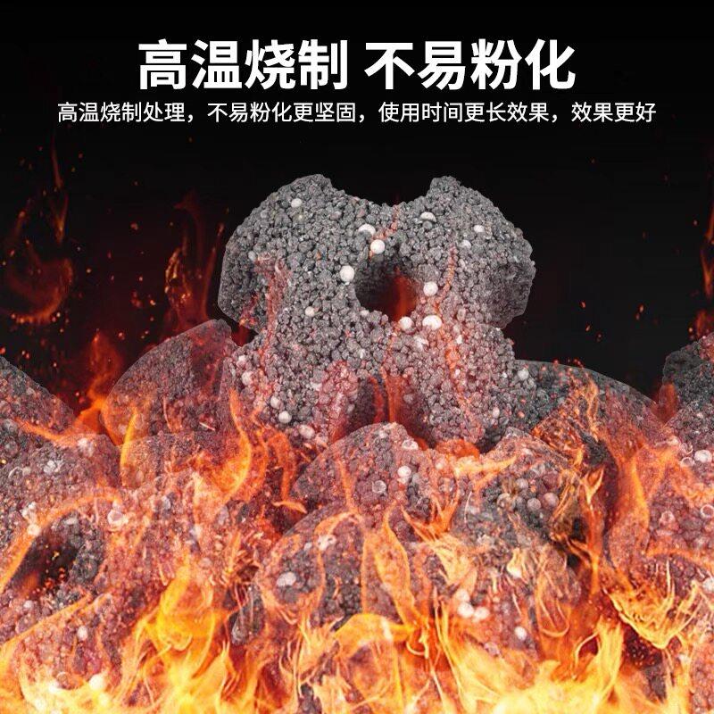 黑武士滤材 诺鱼缸壹过滤材料龙鱼UEH底周转箱细菌屋中空原滤矿球