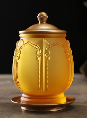 速发琉璃花水音敬神供杯佛前供水杯家用佛具观杯莲圣供佛杯小号贡