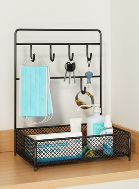 速发收纳盒抽面挂架桌纸托盘置物架进门入户玄关摆品饰件