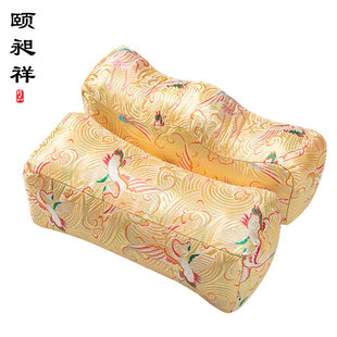 速发高档枕枕寿衣男配套物枕软枕头寿团头品脚寿丧葬殡葬用品颐昶