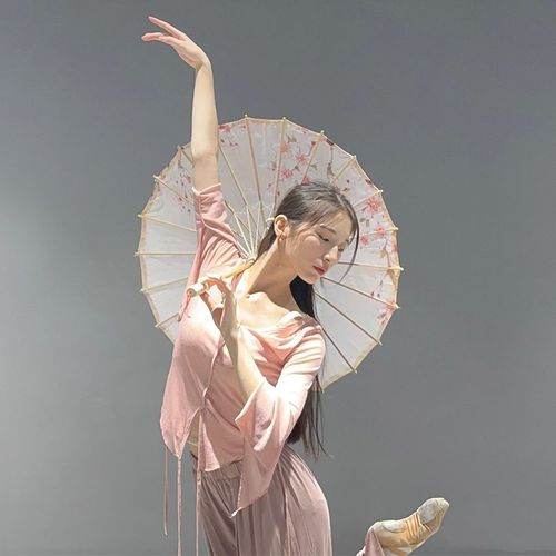 速发古典舞服装舞舞蹈服舞衣袖练功服中国上形体集训服