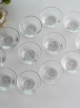 速发十二生肖高硼硅玻璃茶主家用品茗杯陶瓷茶盏斗笠杯茶碗杯人杯