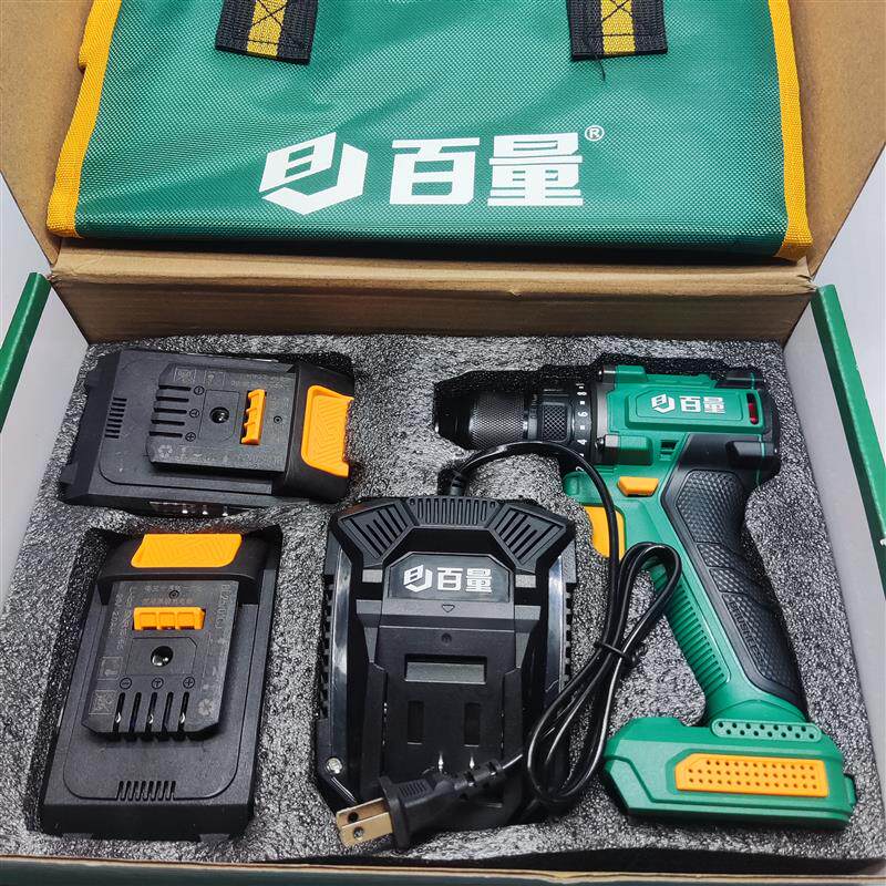 现货百量21V无刷大功率锂电钻电动G螺丝刀多功能手电钻棘轮电钻