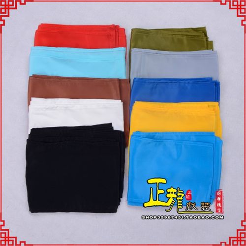 速发正龙戏装 戏曲服装舞台装出服装古演老旦巾老旦配件裹头布 素