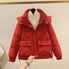 2025新款棉袄韩版潮流宽松连帽加厚短款外套