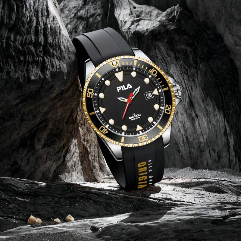 FILA斐乐潮流手表男士学生儿童初高中考试专用运动防水石英表6735