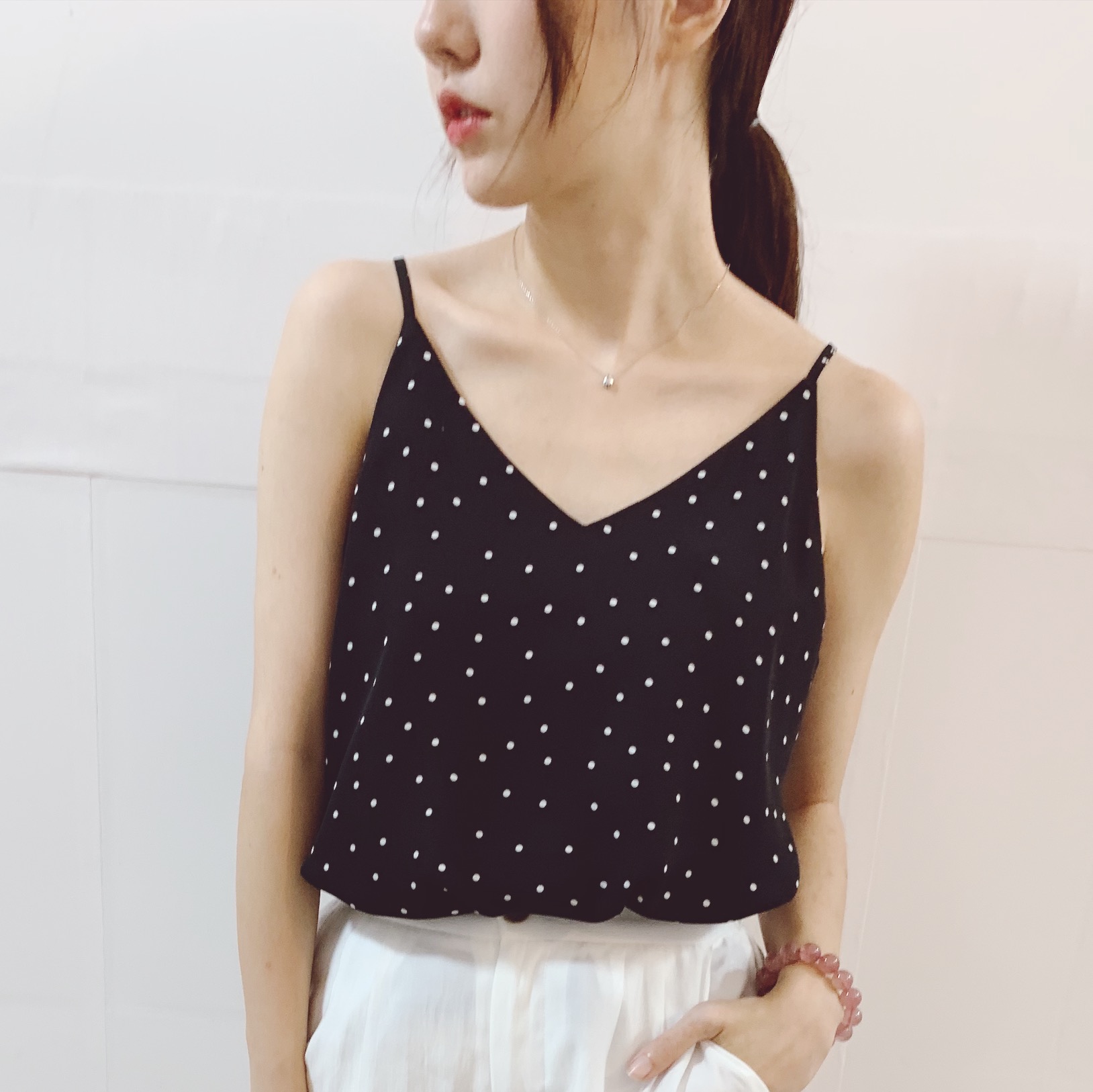 波点吊带手感舒服工厂直销滑