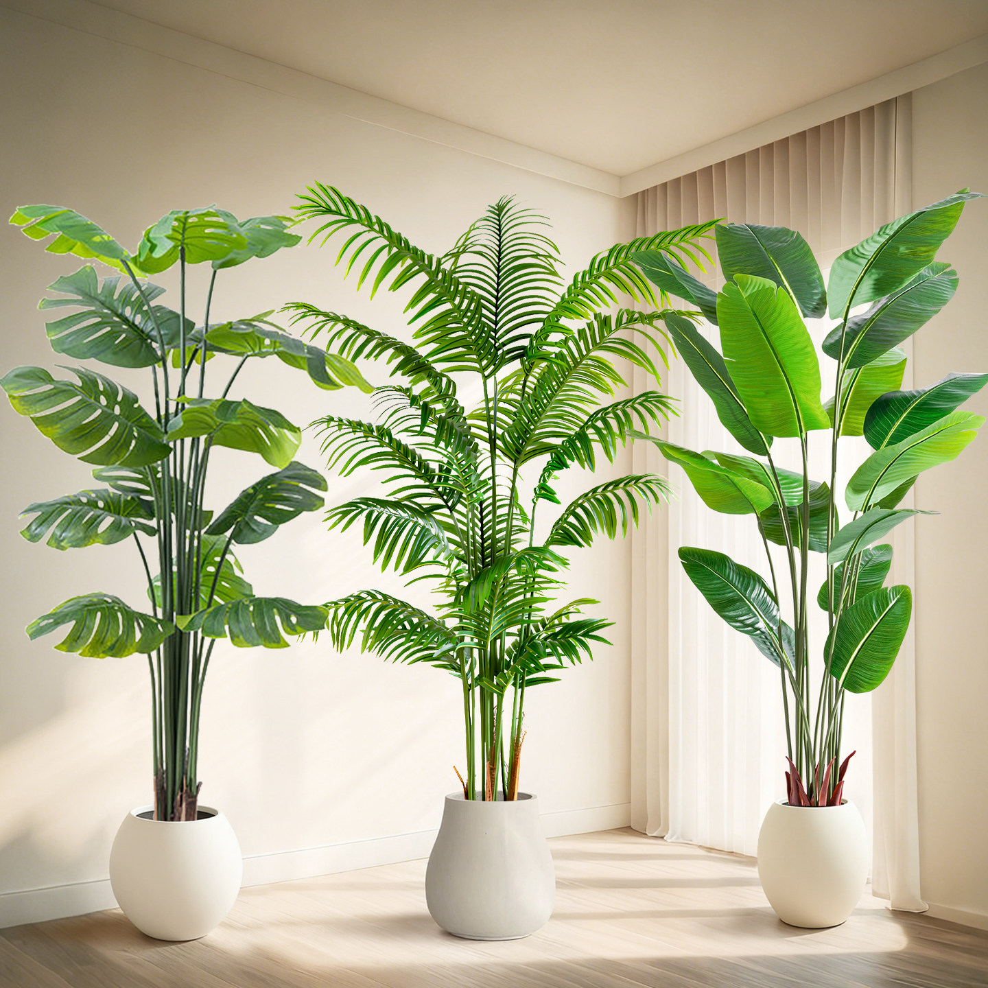 仿真植物散尾葵室内装饰客厅绿植图片