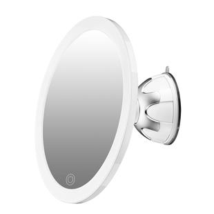 10x放大化化妆镜l充电ed亮度可调磁吸镜子浴室10x大放妆镜