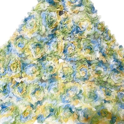 厂8447#家彩色印花绣盘带潮面流设计绣花布绣花绣料品