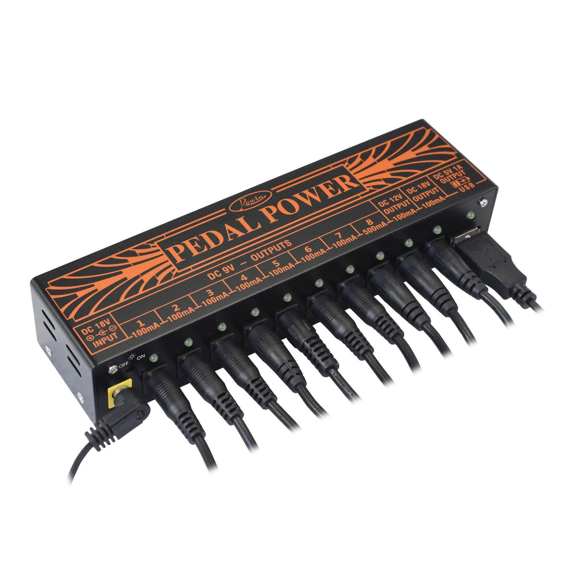电吉他单块效果器多路9v12v18v低噪音稳压电源PW-1