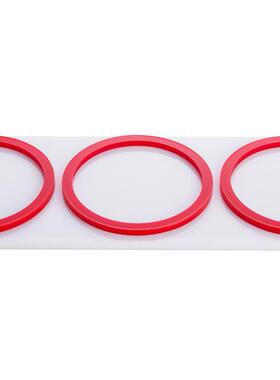 3个装配底座0.8升带刻度亚克力储液桶配CaMg标签贴纸滴定桶