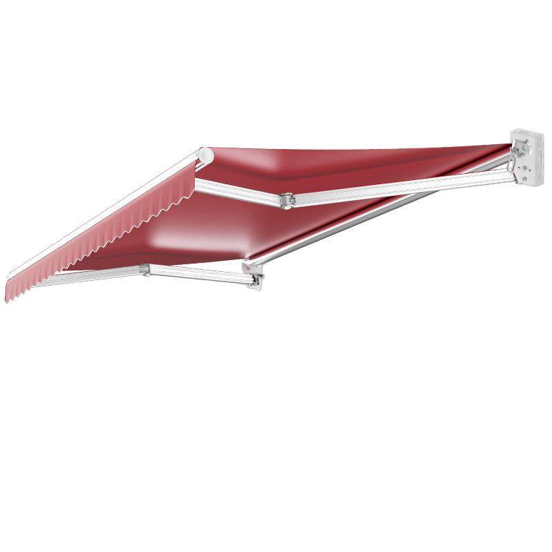 曲臂遮阳棚伸缩式雨棚户外手摇电动遮阳伞车篷阳台庭院门面遮雨篷