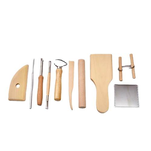 现货直供FS2-54大10件陶泥工具陶艺工泥塑工具雕刻绘画工具DIY