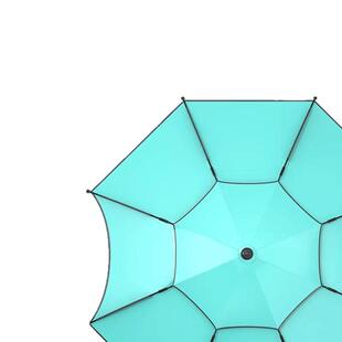 佳防之钓户外新钓伞款厚胶钓鱼伞晒防暴雨拐杖加伞折叠遮阳黑伞大