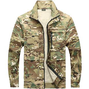 迷彩登耐服套装春秋磨劳保服网格防撕裂工装户外山营XN8188野军迷