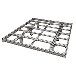 材铝型材床架榻榻米排QER骨I架铝合金悬浮床组装床DY铝型床架定制