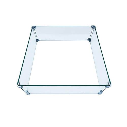 壁炉璃专用方形火炉防风玻罩壁炉火67用炉火炉盆火桌挡风玻璃罩