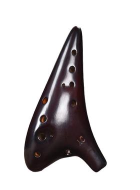 熏烧教陶笛12中音C调AC民族器初WNR学乐学12孔陶笛孔厂家