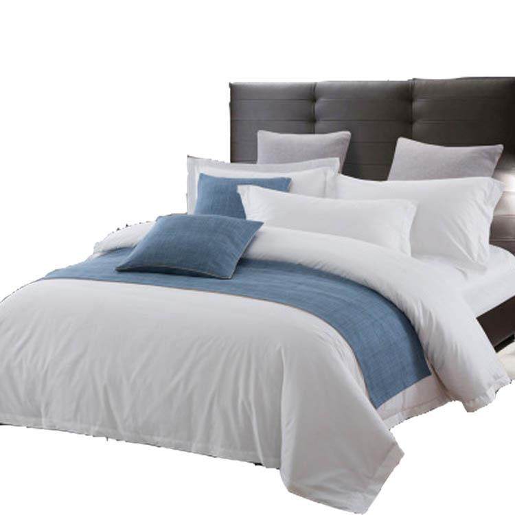 酒店布草单被套五星级全棉60贡缎被套主题宾馆床上用品厂家直销