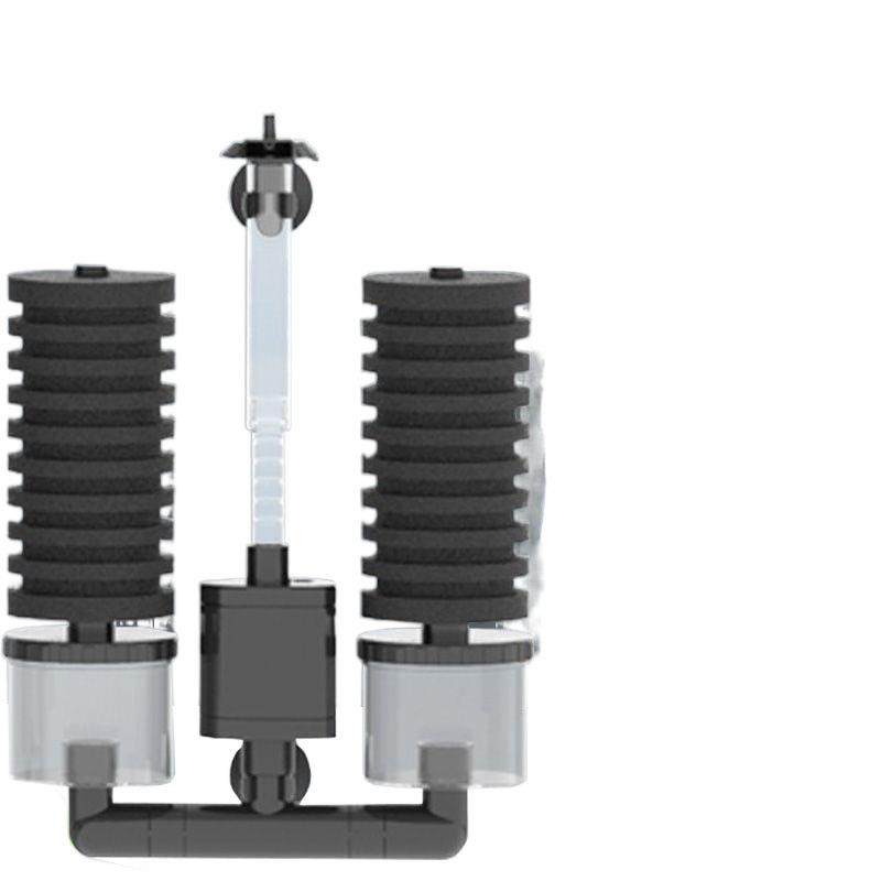 鱼缸水妖精内置生化过滤器缸内电动反气举三合一增氧过滤循环